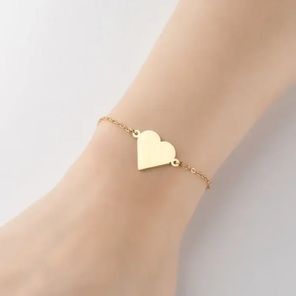 Pulsera Amor Puro · Corazón Personalizado