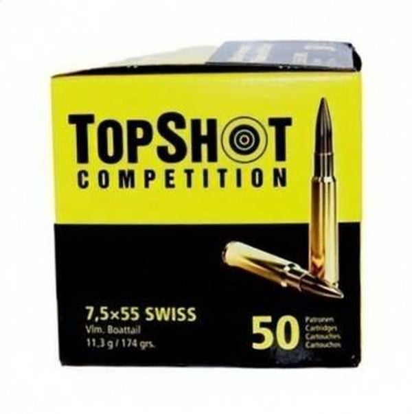 7.5x55 Vlm BT 11,3g/174grs. TOPSHOT Competition