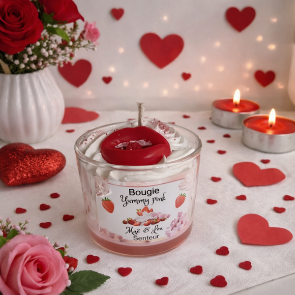 Bougie yummy pink