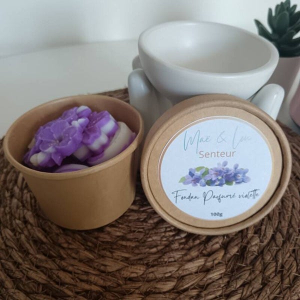 💜Mini box Fondant parfumé – Violette