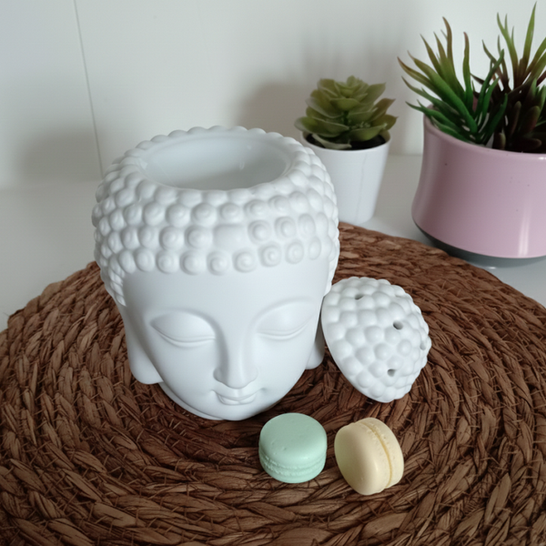 Brûle parfum bouddha blanc