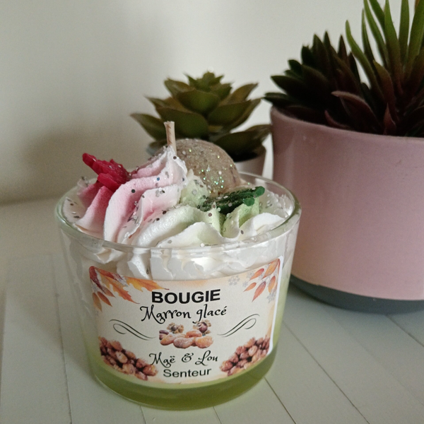 Bougie marron glacé