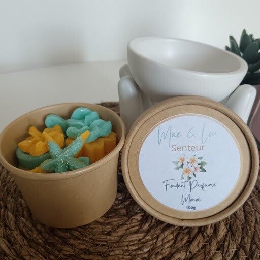 🌺Mini box Fondant parfumé – Monoï