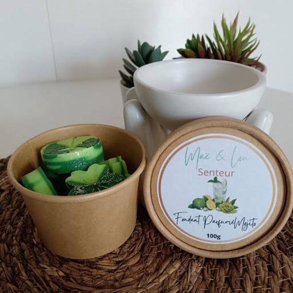 🌿Mini box Fondant parfumé – Mojito
