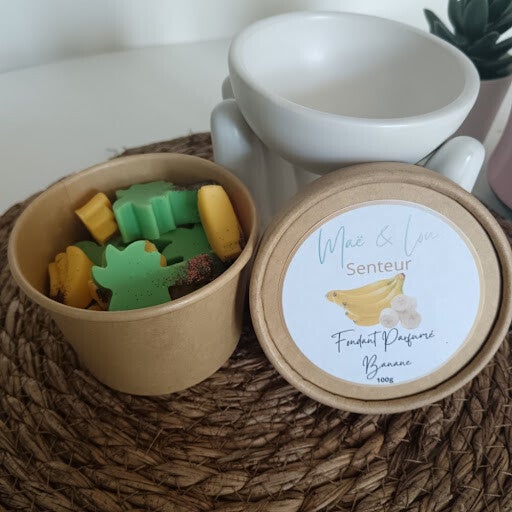 🍌Mini box Fondant parfumé – Banane