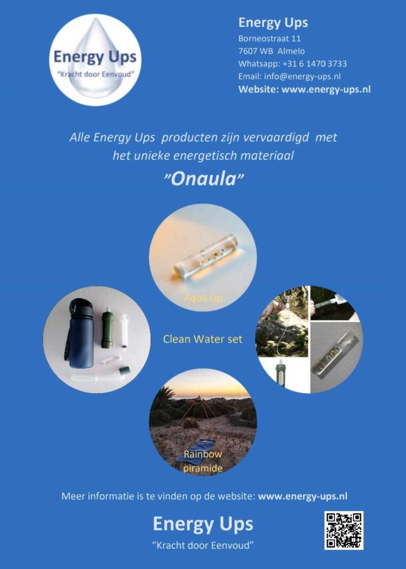 reguleert de Aqua up sloot en regen water naar schoon, drinkbaar water