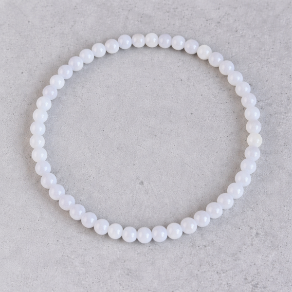 Armband Chalzedon für Stimme & Klarheit