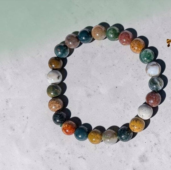 Armband Ozean Jaspis für Freude & Optimismus