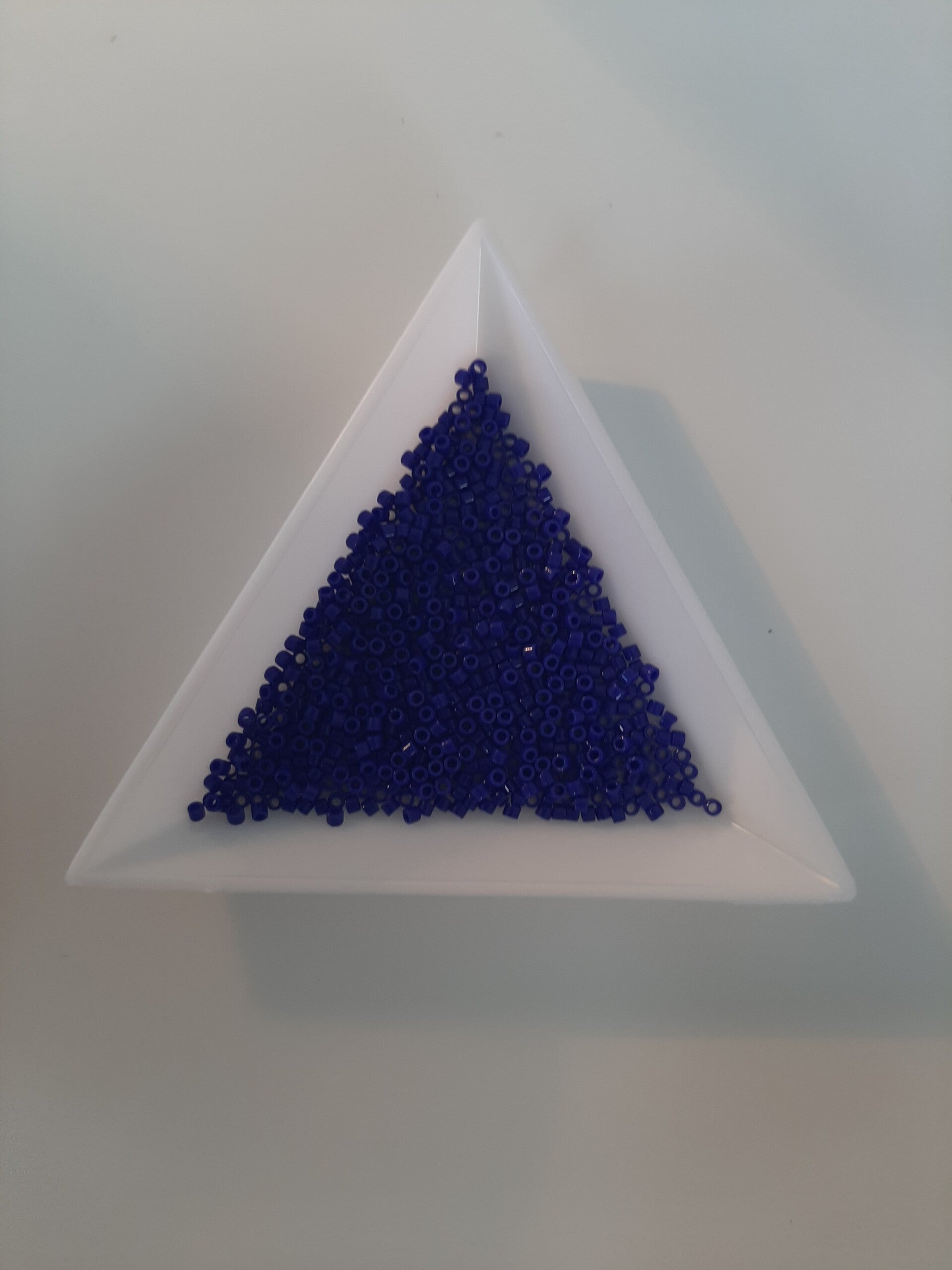 Miyuki delica´s 11/0 opaque cobalt blauw- 2 gram