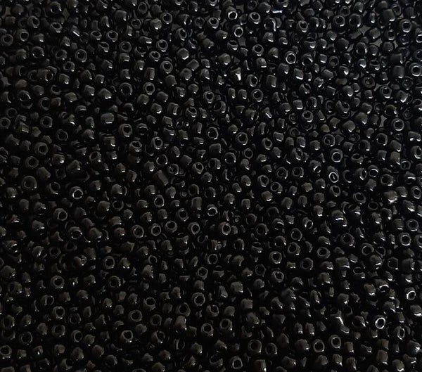 Rocailles 4mm Black- 20 gram
