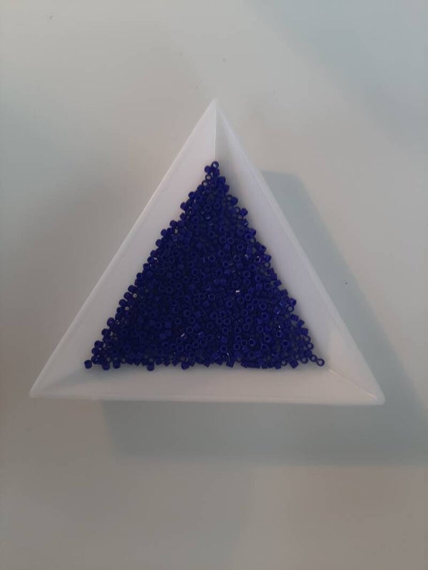 Miyuki delica´s 11/0 opaque cobalt blauw- 2 gram