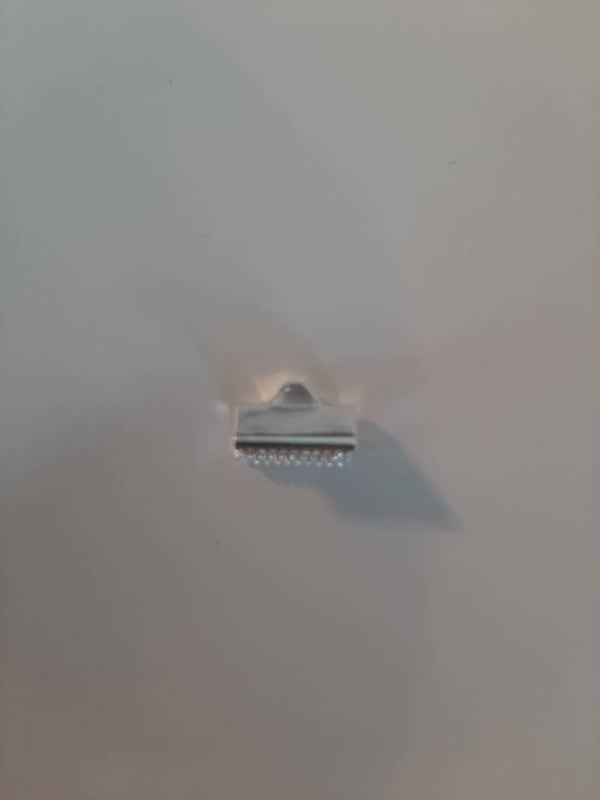 Lintklem 10mm zilver rvs