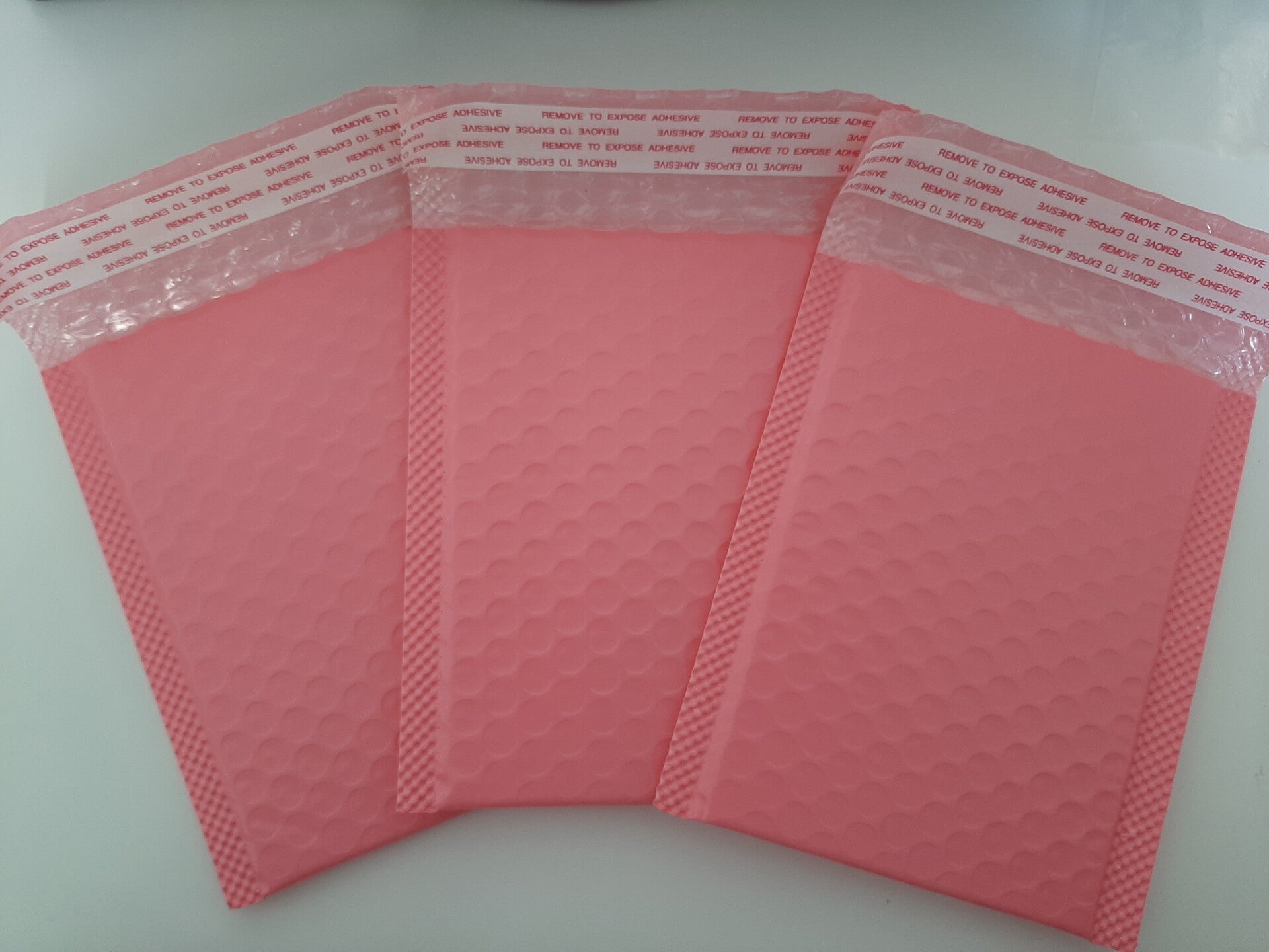 Roze bubbel enveloppen