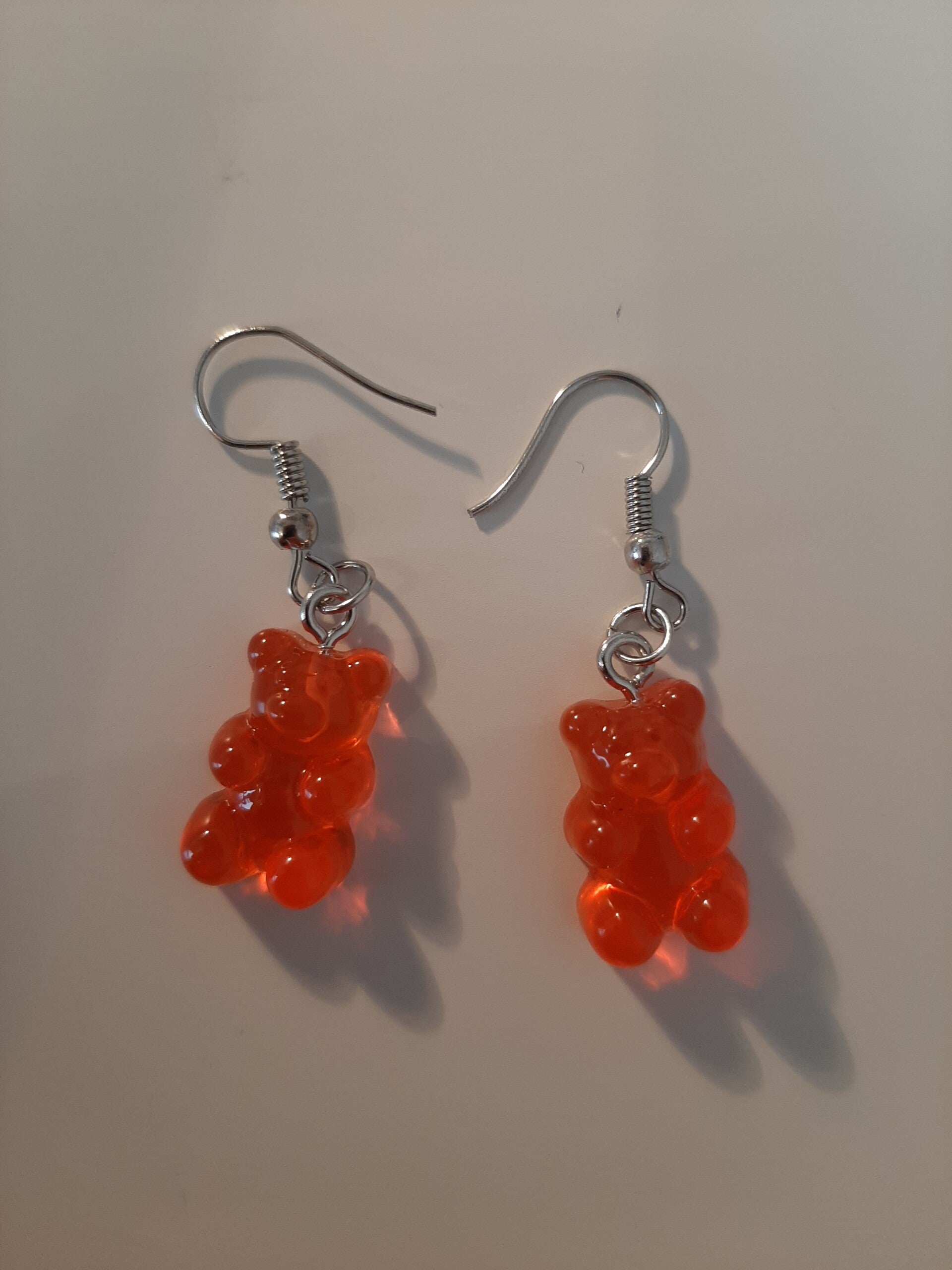 Oorbellen teddybeer rood