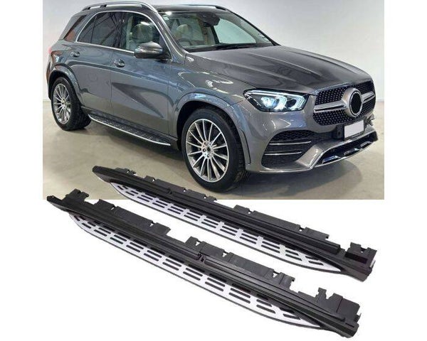 Aluminium Treeplanken met Antislip Noppen - Side Steps geschikt voor Mercedes V167 GLE SUV