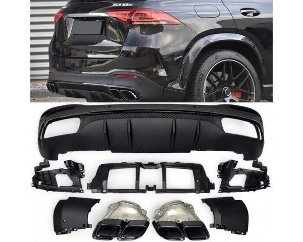 Diffuser geschikt voor Mercedes V167 GLE-Klasse SUV met AMG-Line
