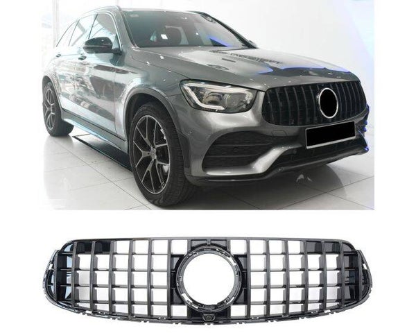 anamericana Grille geschikt voor Mercedes C253 X253 GLC-Klasse met AMG-Line 2019-2023 (facelift)