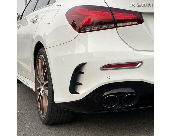 AERO FLAPS ZWART ACHTER VOOR MERCEDES W177 (HATCHBACK) A-KLASSE