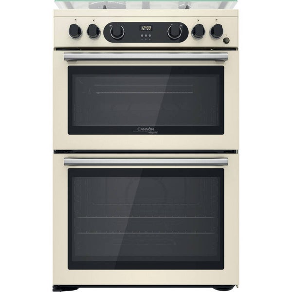 Hotpoint CD67G0C2CJ/UK Gas Cooker Double Oven - Jasmine 60cm