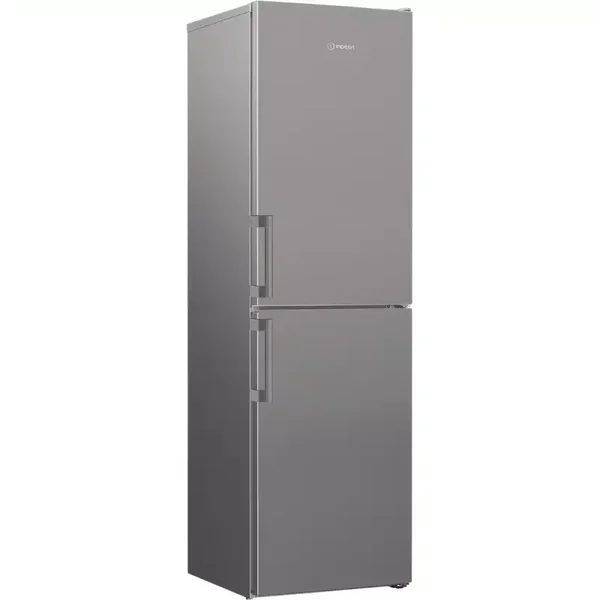 Indesit IKNH1261S4UK Frost Free Fridge Freezer - Silver 54cm