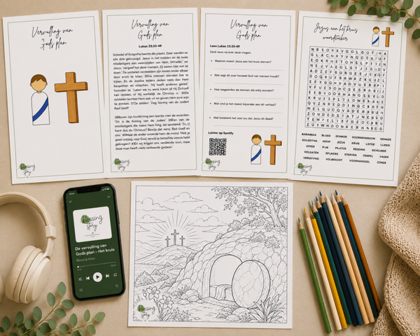 Stille tijd Blessing Story Vervulling van Gods plan Het kruis