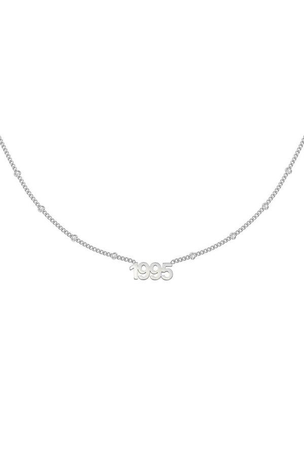 Ketting Year 1995 Zilver Stainless Steel