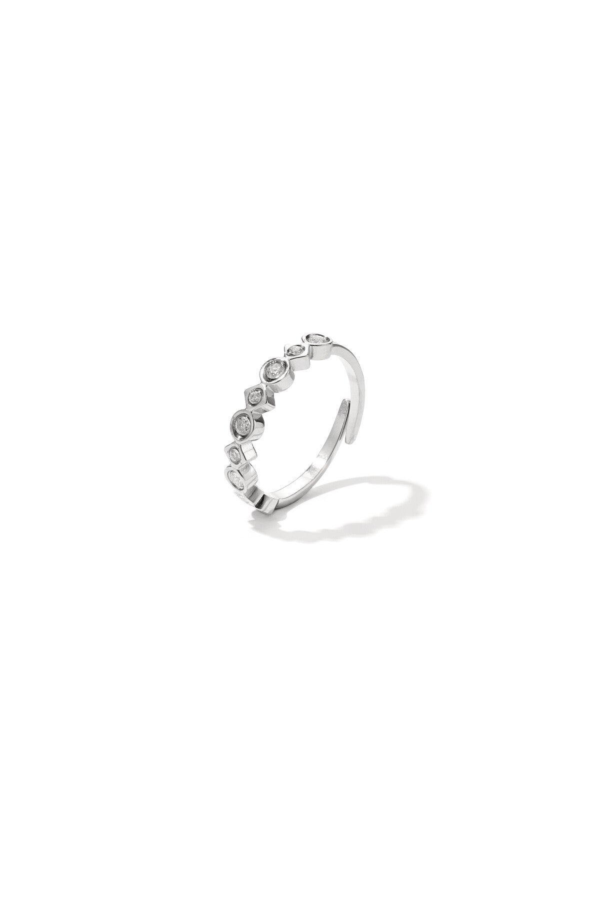 Ring met steentjes