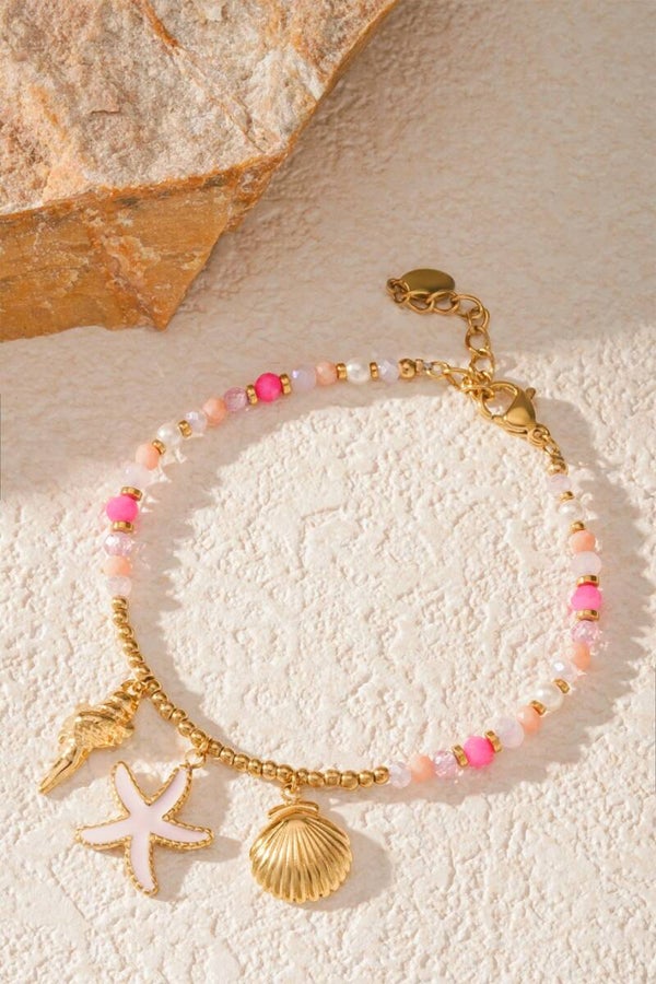 Armband pink beach babe