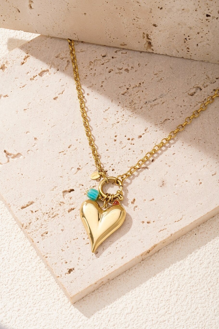 Big heart ketting