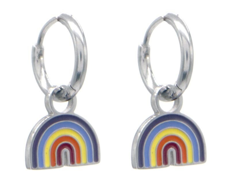 K3 oorbellen regenboog