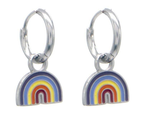 K3 oorbellen regenboog