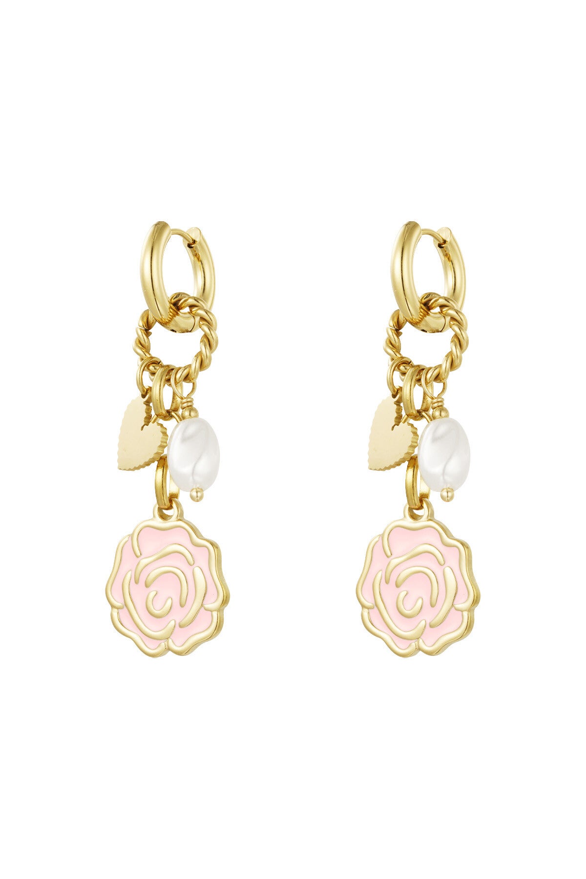 Oorbellen forever rose