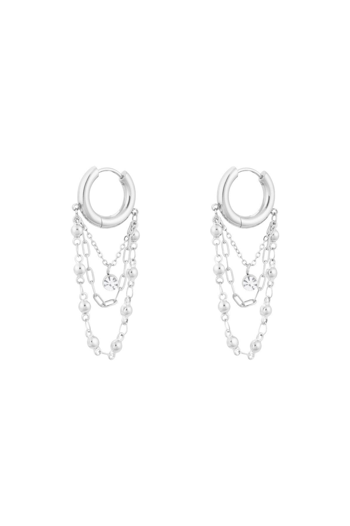 Oorbellen chain