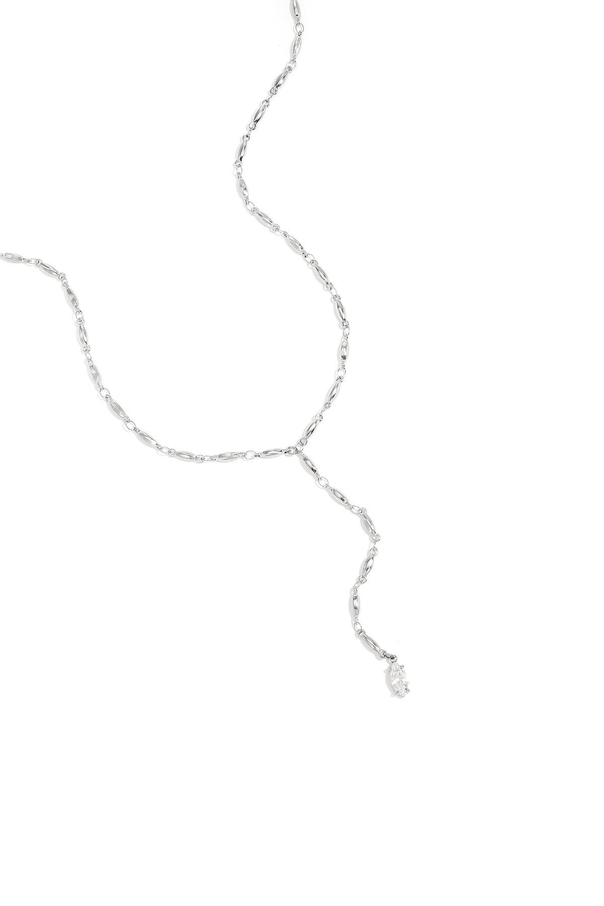 Ketting met hangende rhinestone
