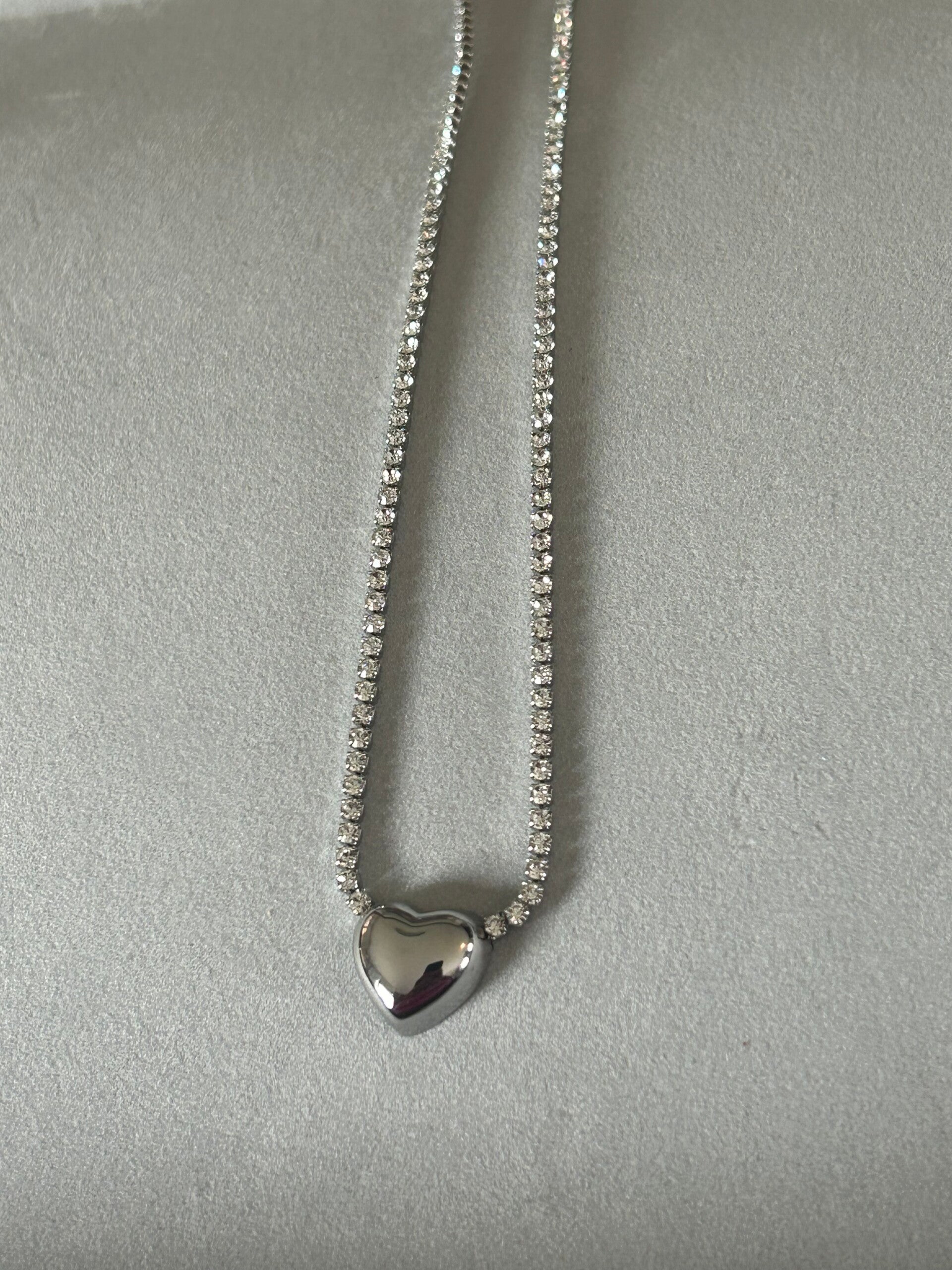 Ketting diamonds heart