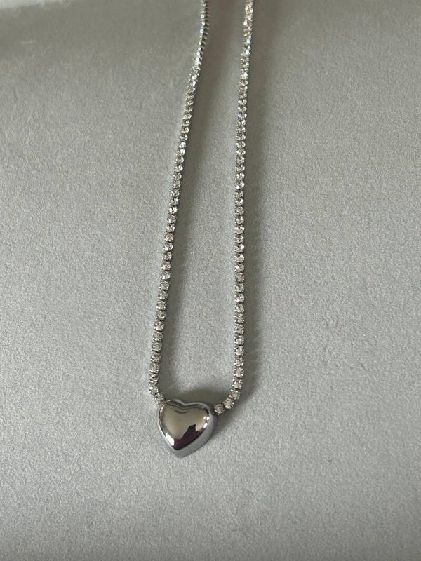 Ketting diamonds heart