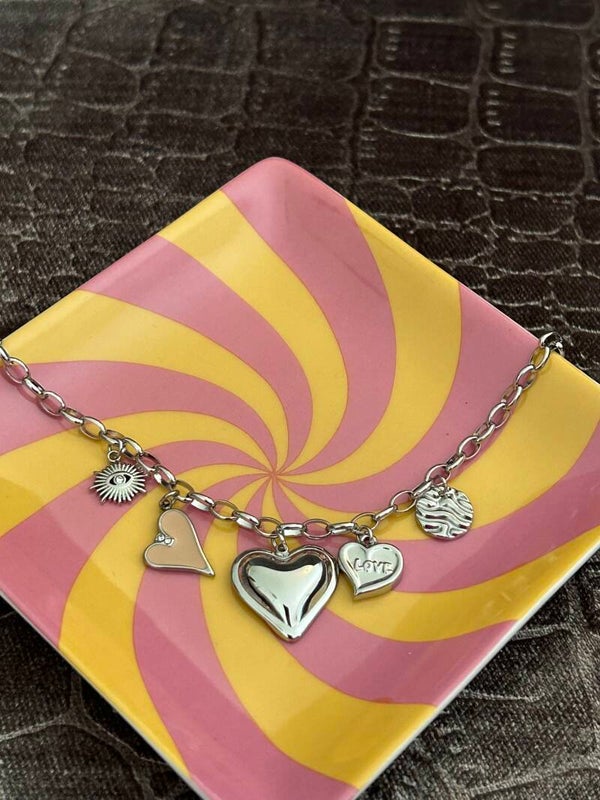 Armband love me zilver