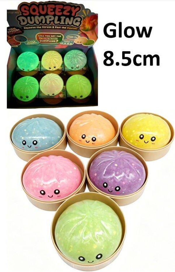 Squishy Dumpling 8.5cm Glow in the Dark