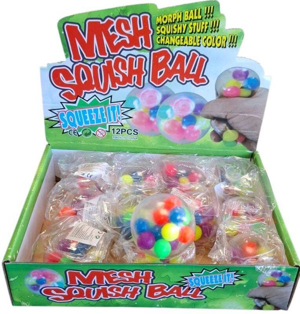 Squishy mesh ball 6 cm