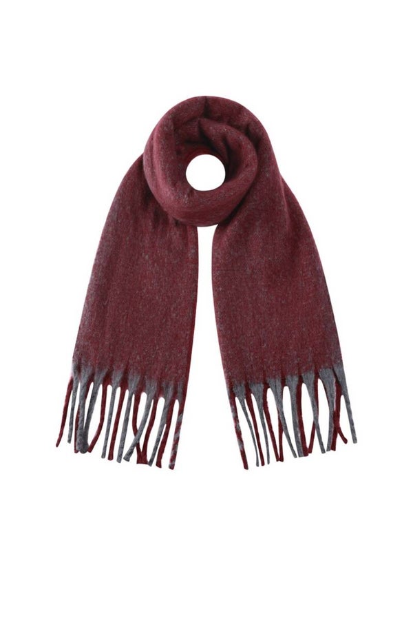 Sjaal bordeaux