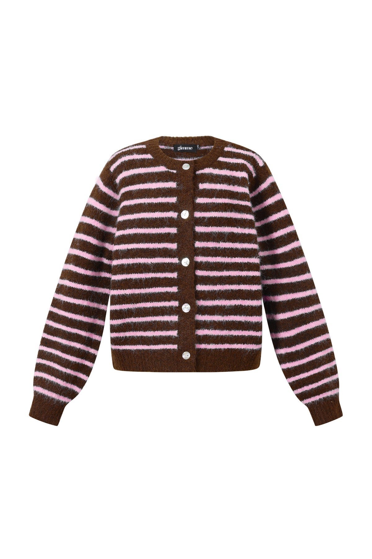 Gebreid vest strepen