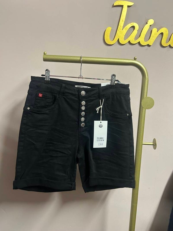 Zwarte korte broek Karostar