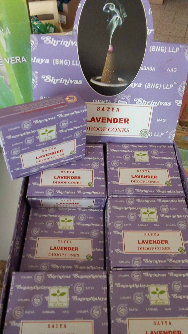 Encens Satya Lavande en Cônes 24g