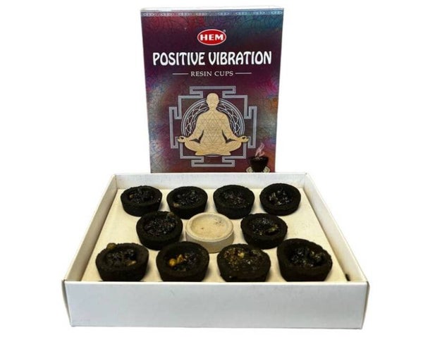 HEM pastille charbon avec résine Vibration Positive