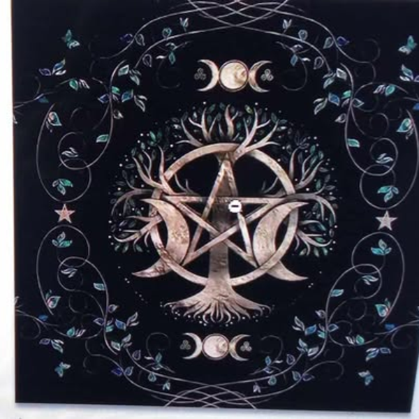 Tapis Tarot Pentagramme & Nœud Celtique,