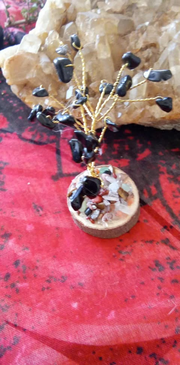 Arbre en Obsidienne Naturelle
