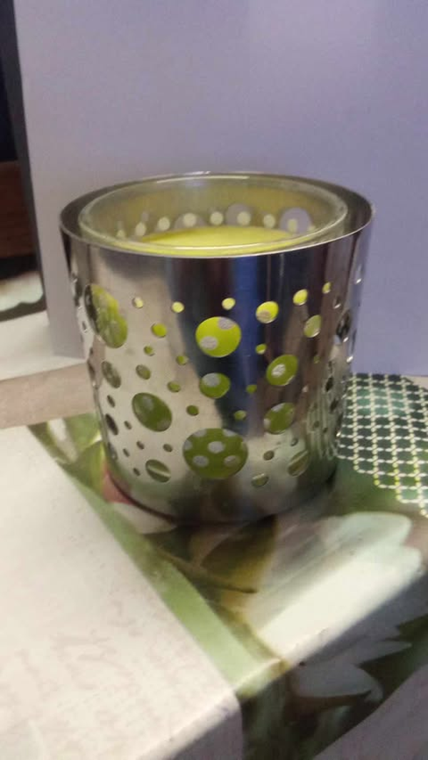 Bougie pot décoratif