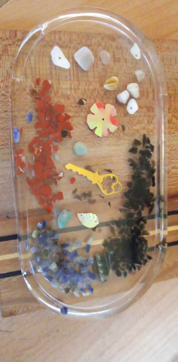 orgonite plateau de rechargement
