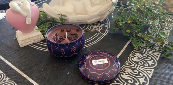 Bougie pot décoratif