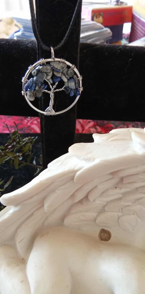 Collier arbre de vie Lapis lazuli